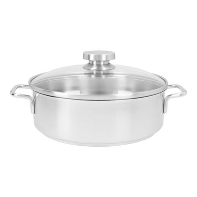 Apollo Hapjespan met Glazen Deksel 24 cm