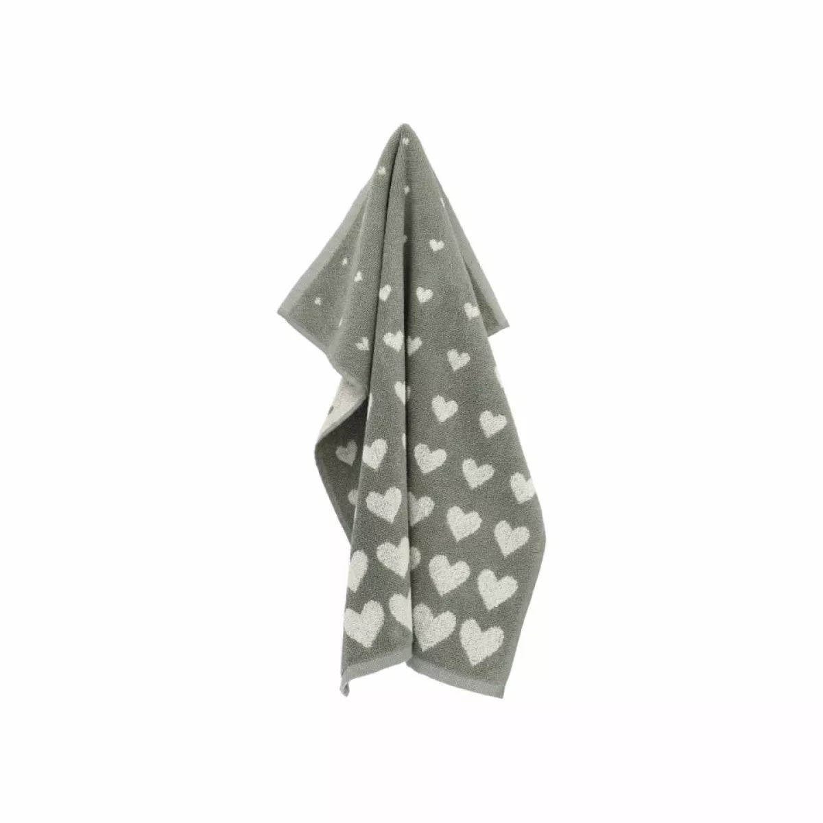 Bunzlau Castle Keukendoek Hearts Donkergroen