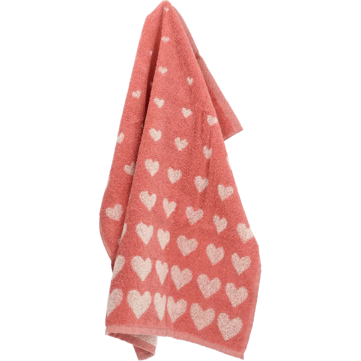 Bunzlau Castle Keukendoek Hearts Roze