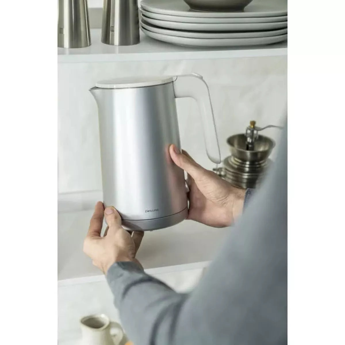 Zwilling Enfinigy Waterkoker 1 Liter - RVS/Wit