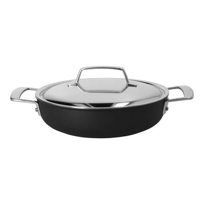 Alu Pro Ceraforce Lage Hapjespan met Deksel 24 cm