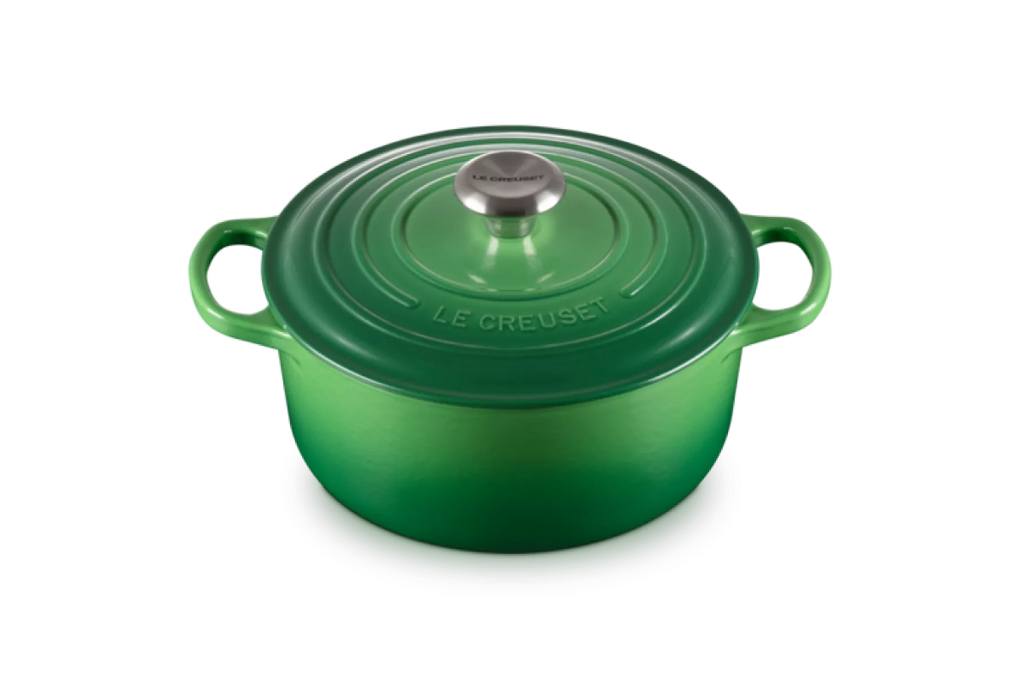 Le Creuset Signature Ronde Braadpan Bamboo Groen 24 cm