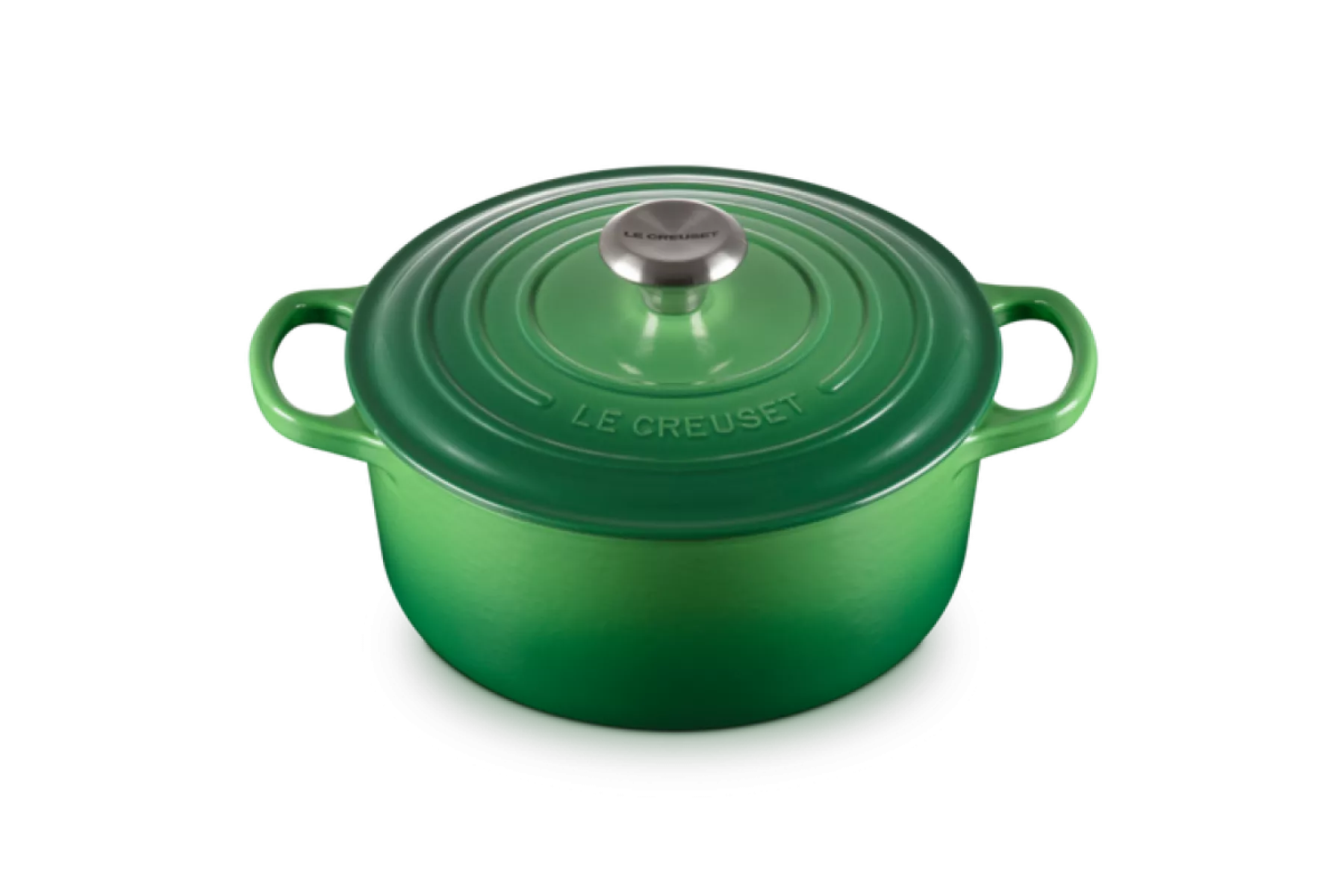 Le Creuset Signature Ronde Braadpan Bamboo Groen 24 cm