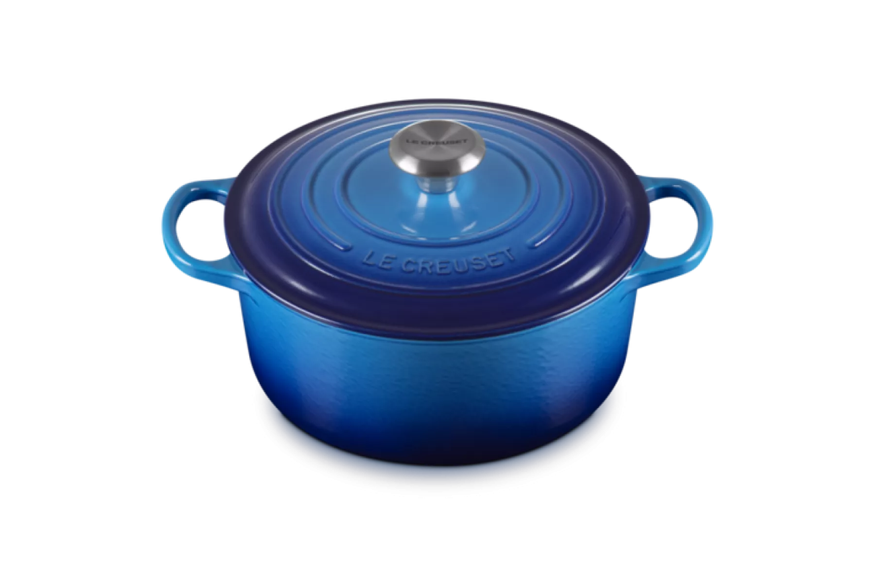 Le Creuset Signature Ronde Braadpan 24 cm Azure