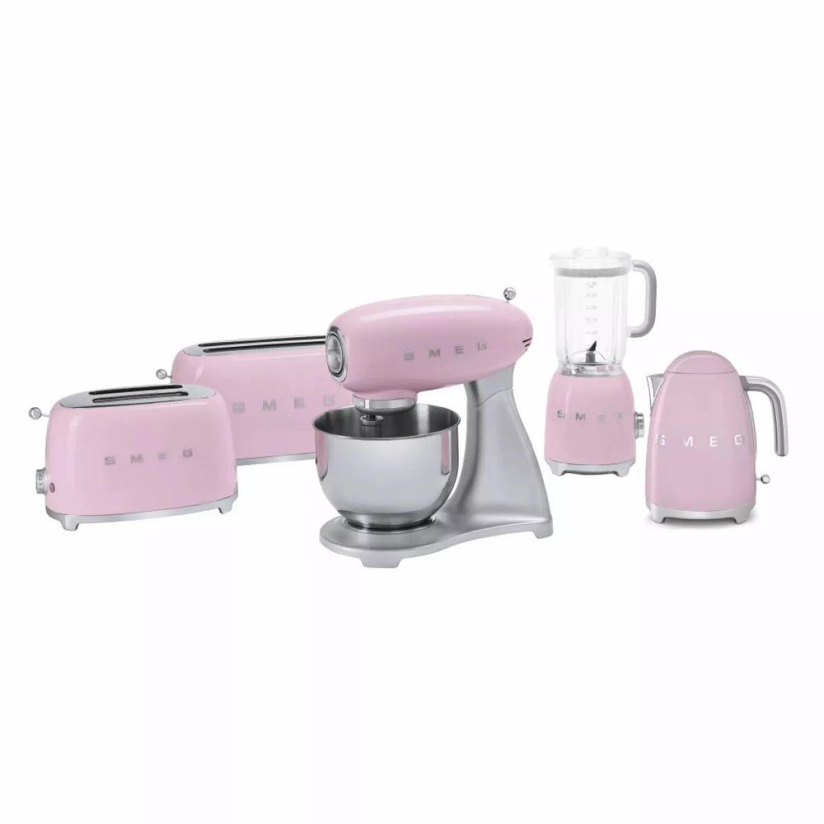 Smeg Broodrooster 2x2 Roze