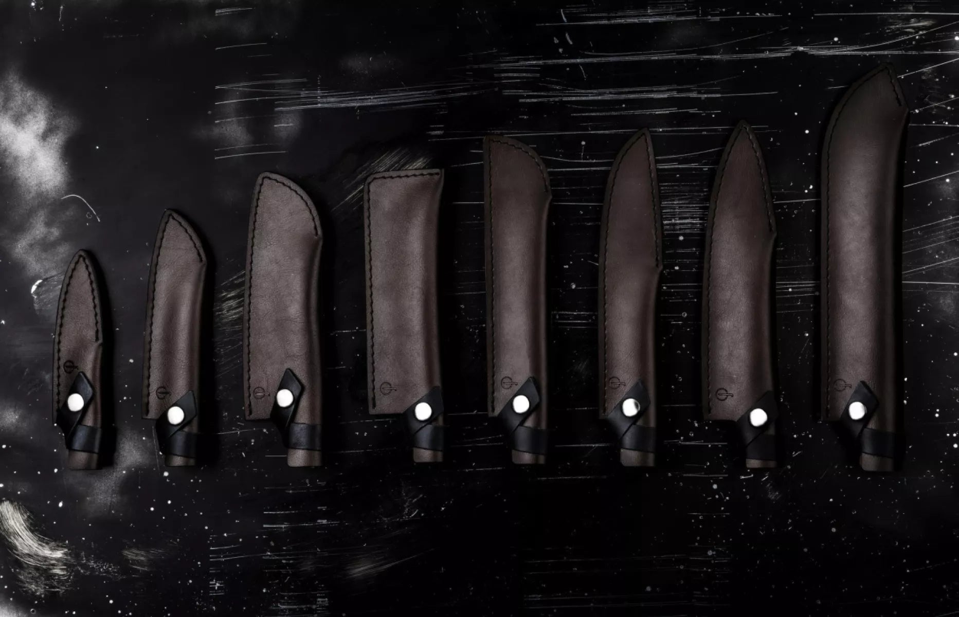 Forged Leren Hoes voor Universeel Mes