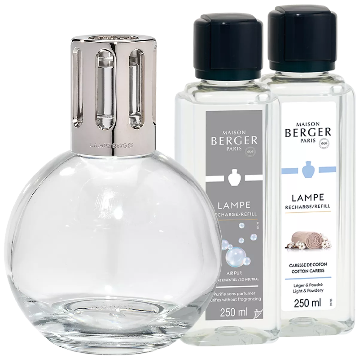 Maison Berger Paris Giftset Geurbrander Essentielle Ronde - Cotton Caress 250 ml