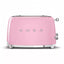 Smeg Broodrooster 2x2 Roze