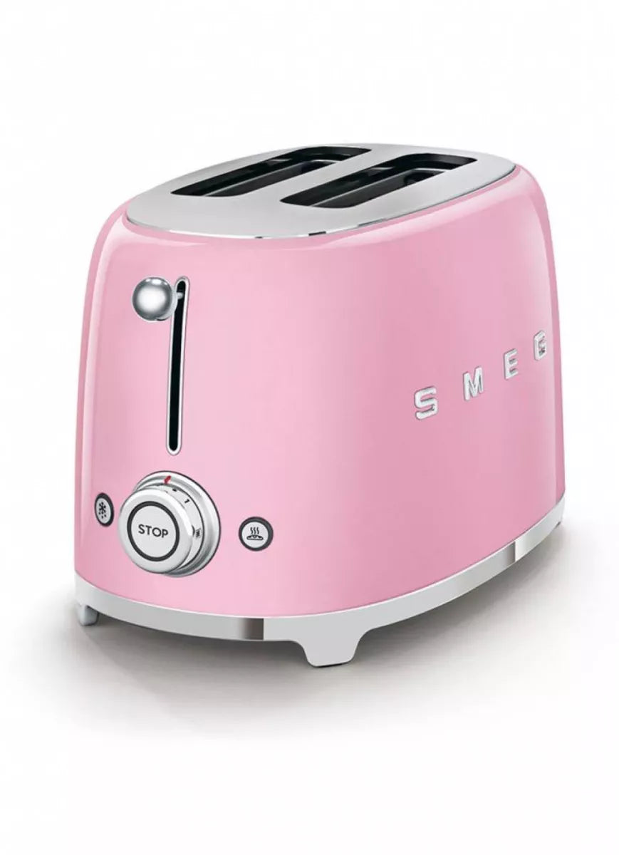 Smeg Broodrooster 2x2 Roze