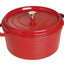 Staub Ronde Braadpan Kersenrood 28 cm