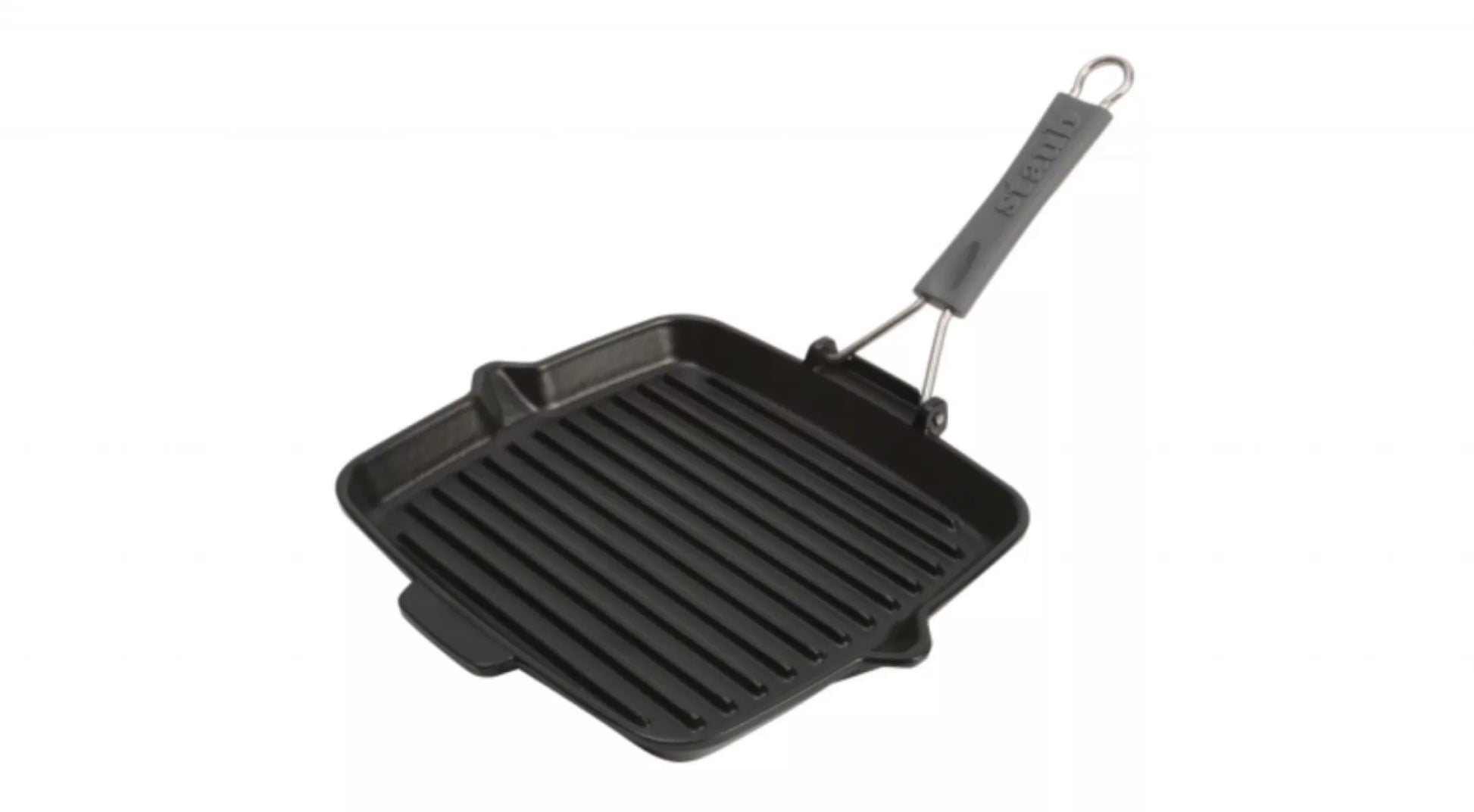 Staub Grillpan Vierkant Zwart 24 x 24 cm