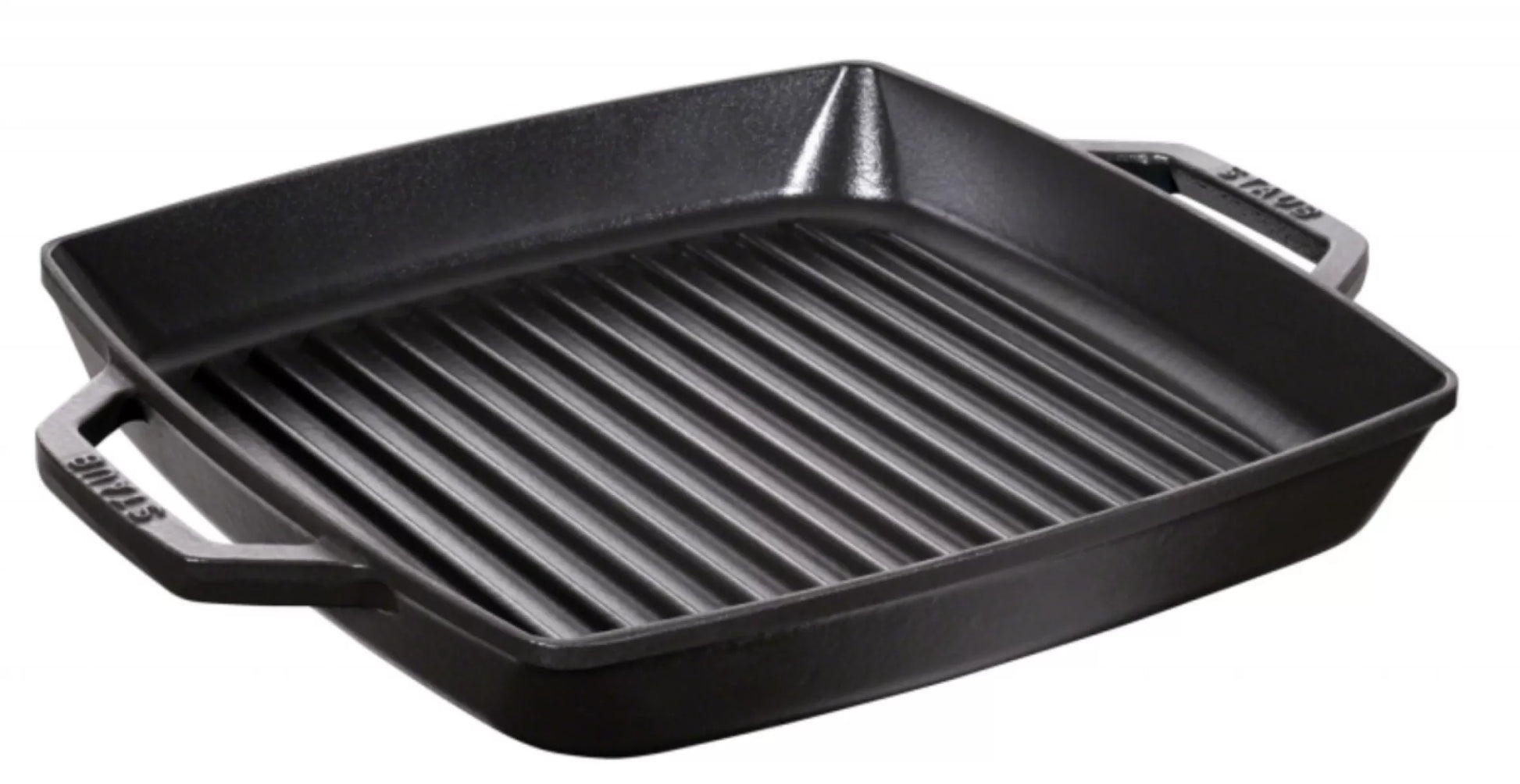 Staub Grillpan met 2 grepen Zwart 28 x 28 cm