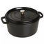 Staub Ronde Braadpan Zwart 28 cm