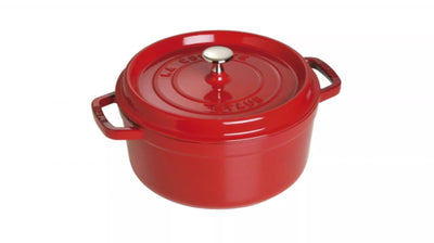 Staub Ronde Braadpan Kersenrood 26 cm