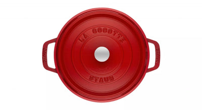 Staub Ronde Braadpan Kersenrood 28 cm