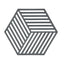 Hexagon Trivet Onderzetter Cool Grey