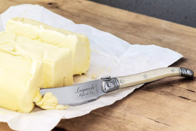 Laguiole Style de Vie Botermessen Premium Line Parelmoer 4-delig