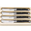 Laguiole Style de Vie Botermessen Premium Line Zwart 4-delig