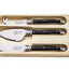 Laguiole Style de Vie Kaasmessen Premium Line Zwart 3-delig