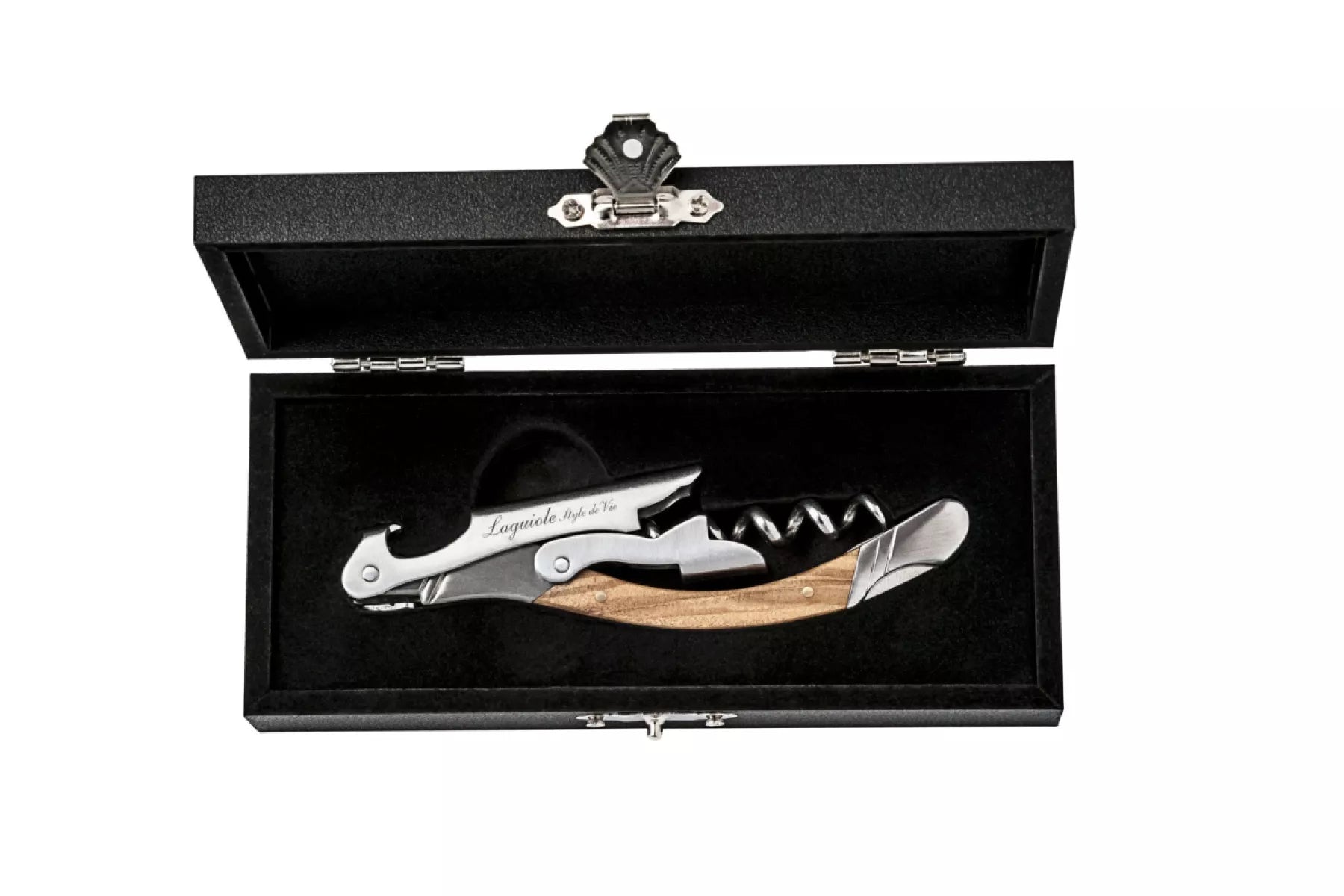 Laguiole Style de Vie Kurkentrekker Olijfhout