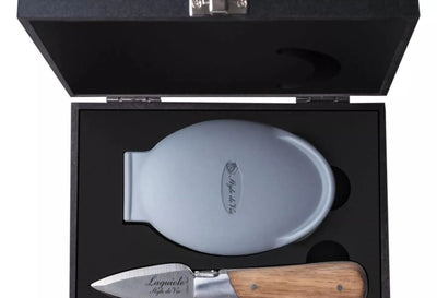 Laguiole Style de Vie Oestermes Luxury Line Eikenhout met Oesterhouder