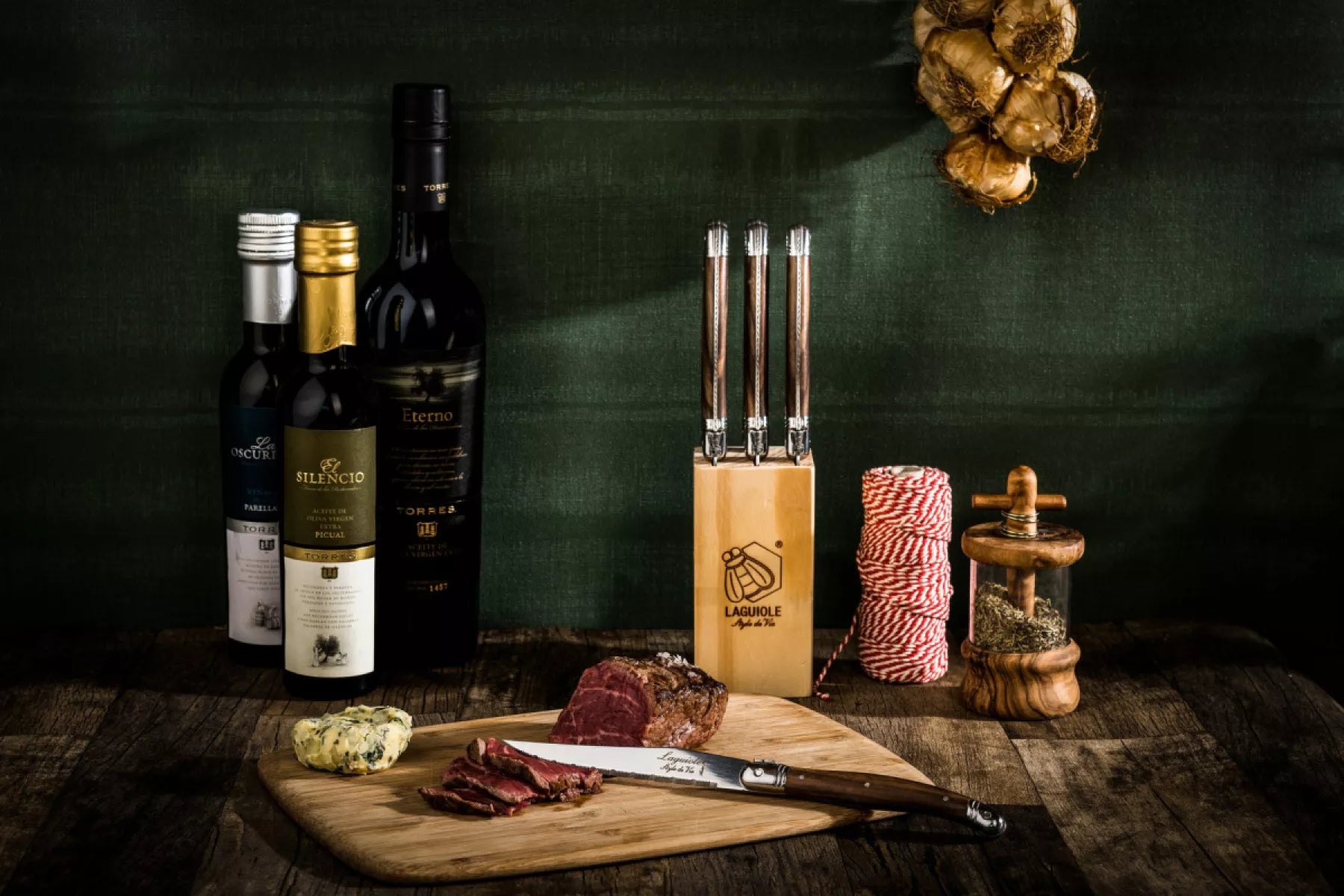 Laguiole Style de Vie Steakmessen Premium Line Dark Wood 1.8 mm 6-delig