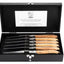 Laguiole Style de Vie Steakmessen Luxury Line Eikenhout Stonewash 6-delig