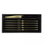 Laguiole Style de Vie Steakmessen Prestige Line Goud Zwart 1.8 mm 6-delig
