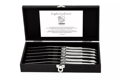 Laguiole Style de Vie Steakmessen Luxury Line RVS 6-delig