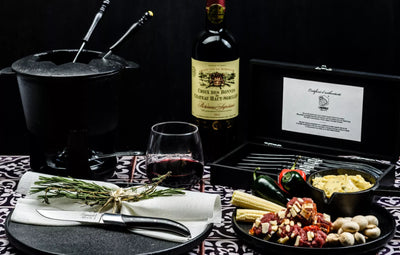 Laguiole Style de Vie Steakmessen Luxury Line Zwart Ebbenhout 6-delig