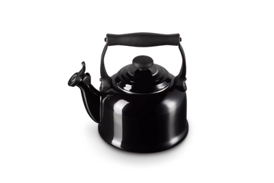 Le Creuset Tradition Fluitketel Ebbenzwart 2.1 Liter