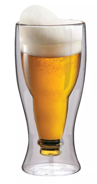 Maxxo Dubbelwandig Glas Bier 500 ml