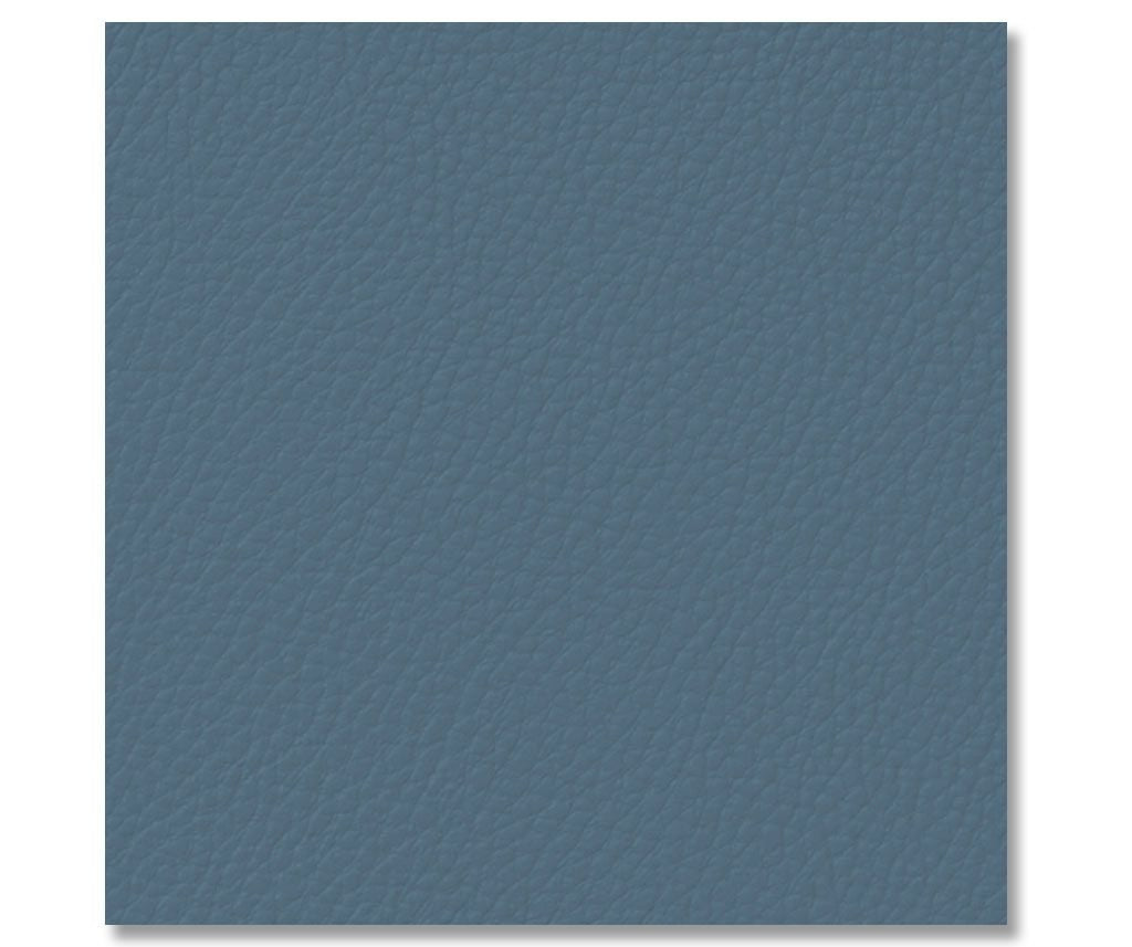 Placemat Ovaal Lederlook Blauw