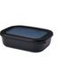 Mepal Cirqula Multikom Rechthoekig Nordic Black 1000 ml