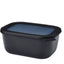 Mepal Cirqula Multikom Rechthoekig Nordic Black 1500 ml