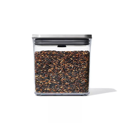 OXO Good Grips Voorraadbus 'POP Steel' Rechthoekig 1.6 Liter