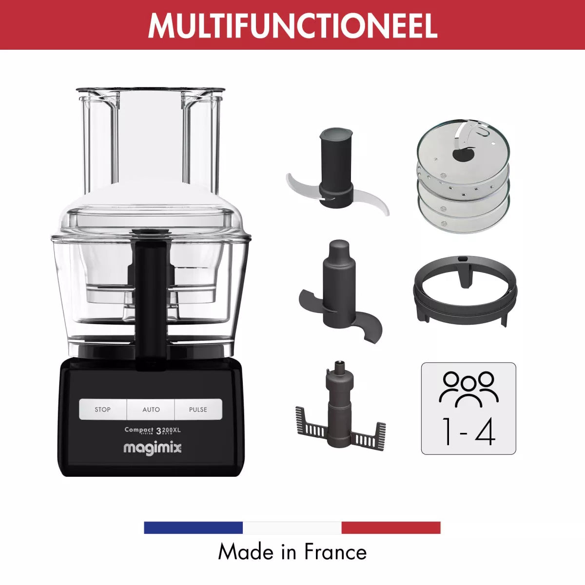 Magimix 3200XL Foodprocessor Zwart