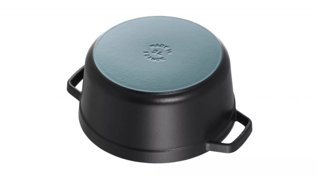 Staub Ronde Braadpan Zwart 28 cm